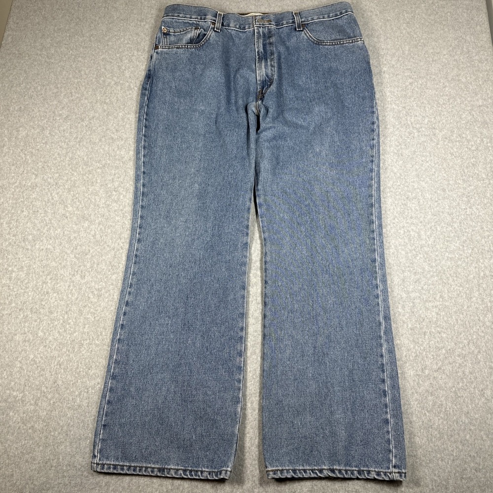 Vintage Levi's 517 Boot Cut Jeans Y2K 04' Medium Wash 38x32 100% Cotton